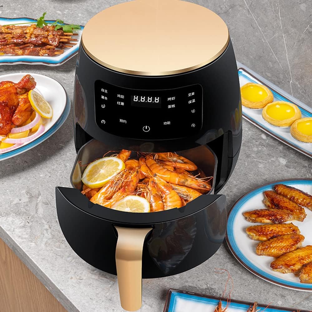 Friteuza cu aer cald, S-18 Air Fryer, 2400W, afisaj digital, LCD Touch control Imagine principală a produsului