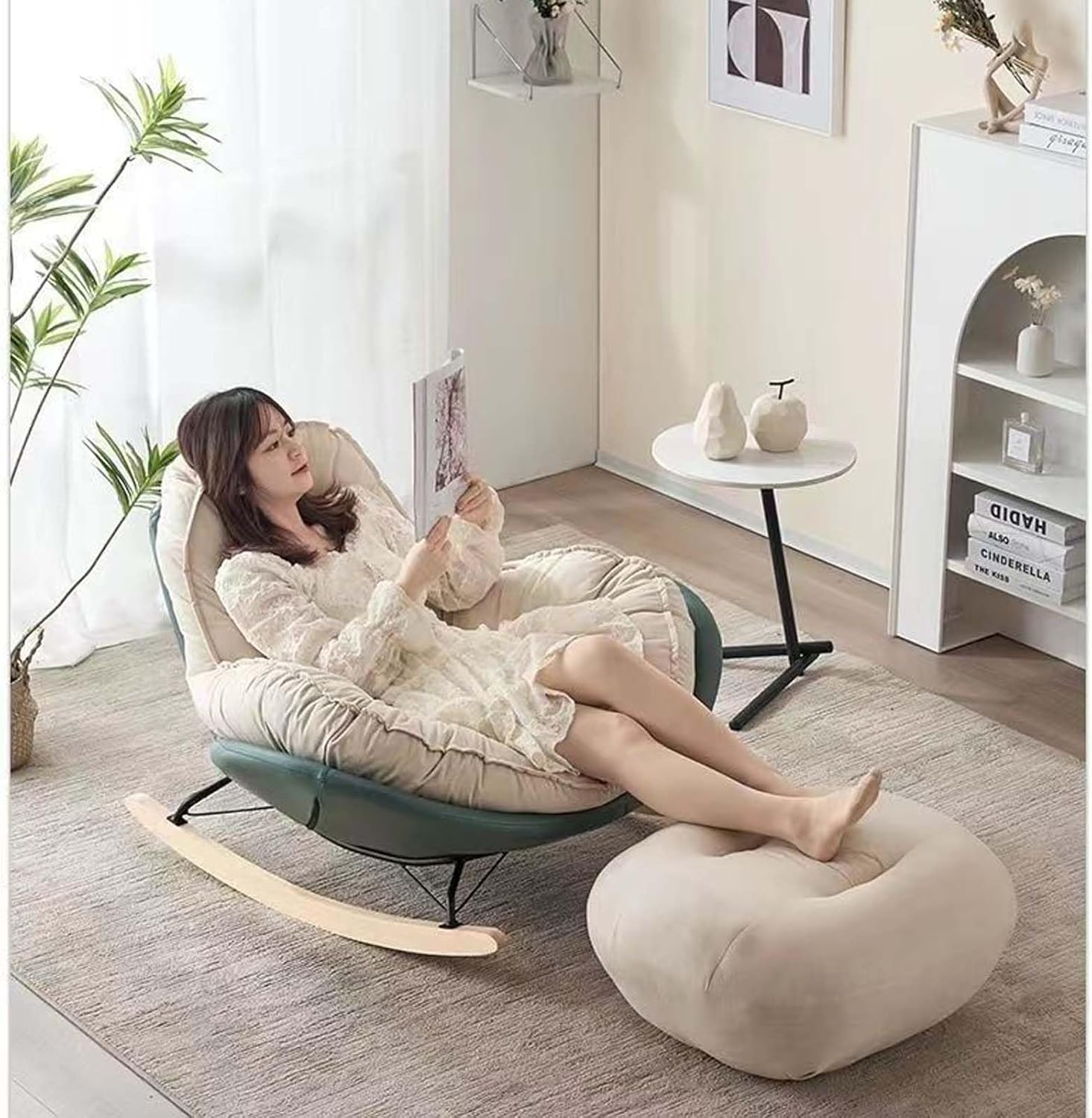 SimpluAcasa™ RESIGILAT - Fotoliu balansoar Cloud Rocker — Confort Practic Pentru Casa Ta Imagine secundară a produsului