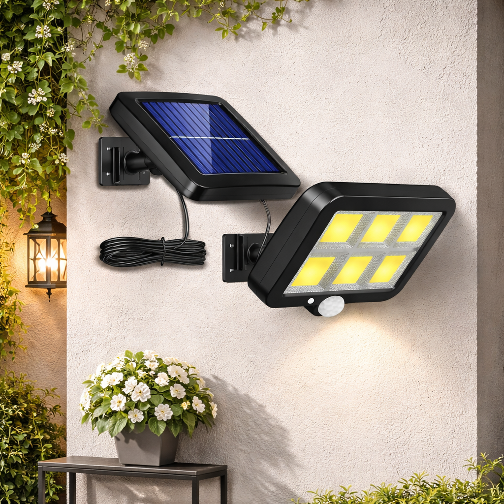 SimpluAcasa™ Lampa solara LED cu telecomanda 6 COB LED — Ambient Modern Pentru Acasă