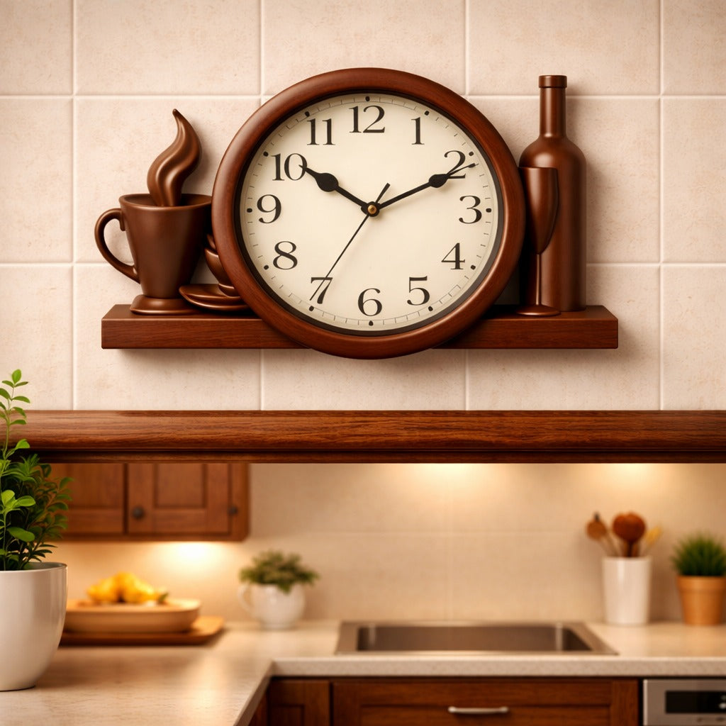 SimpluAcasa™ Ceas de perete clasic – design simplu si elegant – — Confort Practic Pentru Casa Ta