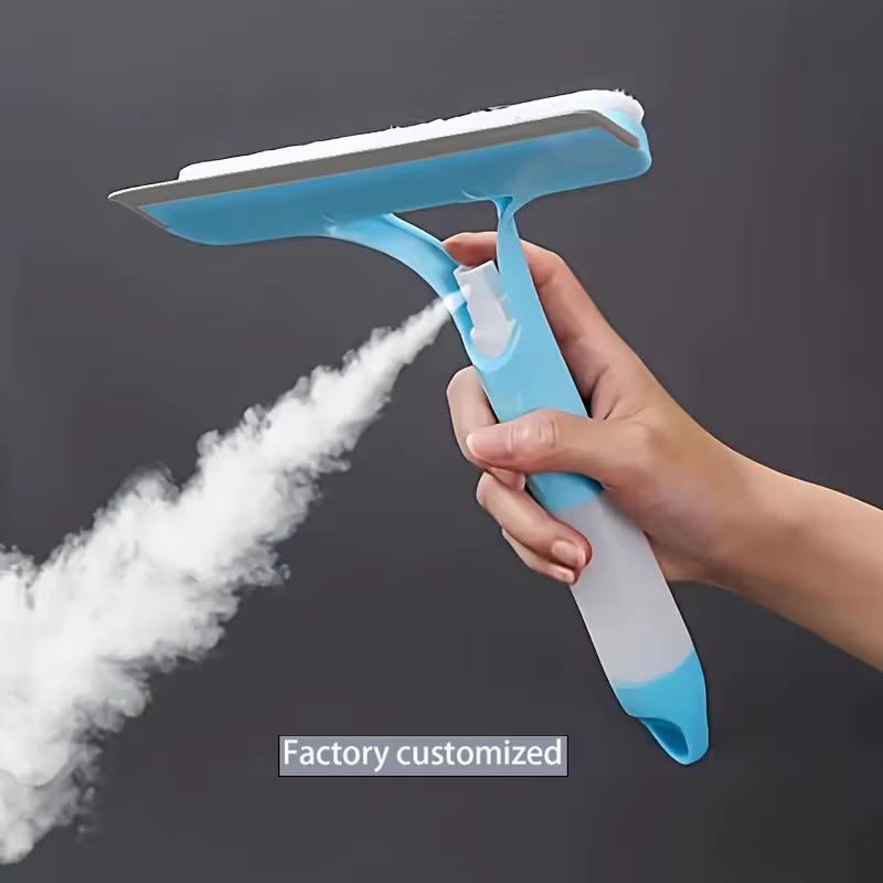 SimpluAcasa™ Racleta geamuri 3-în-1 cu pulverizator — Confort Practic Pentru Casa Ta