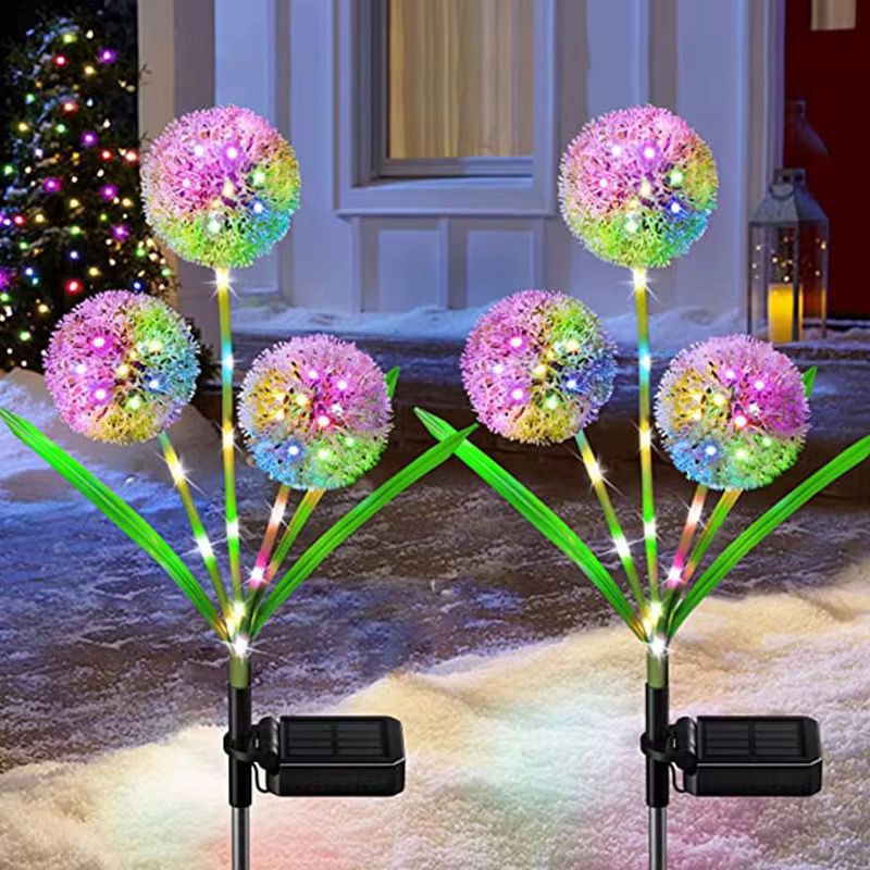 SimpluAcasa™ Set 2 x lampa solara LED tip papadie pentru gradina — Lucrări Mai Simple și Eficiente Imagine secundară a produsului