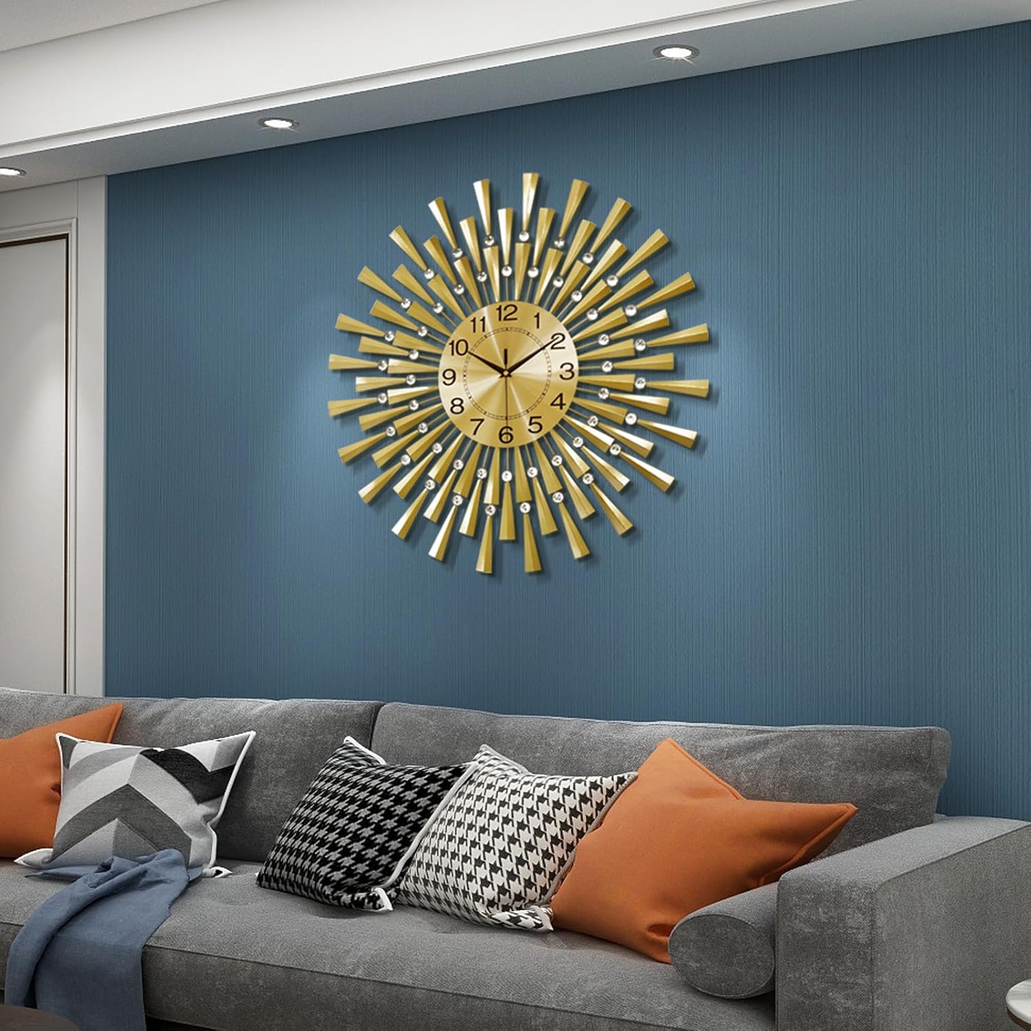 SimpluAcasa™ RESIGILAT - Ceas de perete modern 60 cm — Confort Practic Pentru Casa Ta