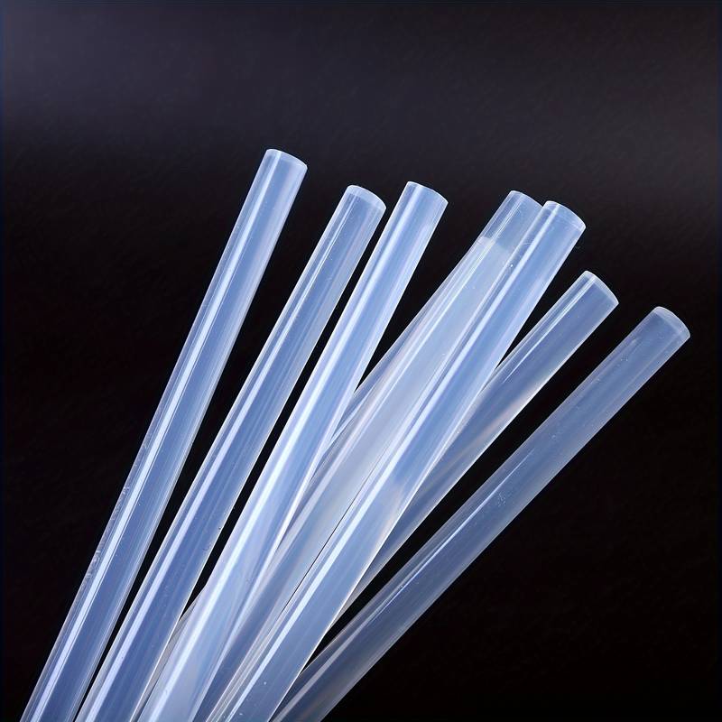 Set 10 baghete de silicon pentru pistolul de lipit, 11mm, 19cm Imagine principală a produsului