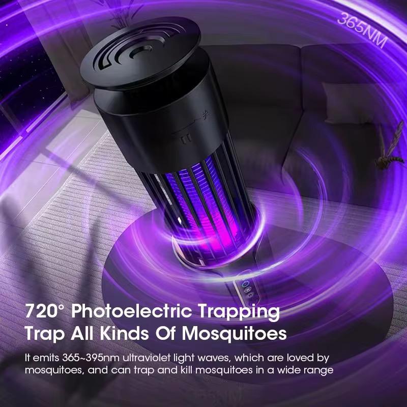 SimpluAcasa™ Lampa anti tantari UV cu zapper electric lumina ambientala pentru — Mai Mult Confort Oriunde