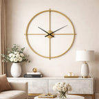 SimpluAcasa™ Ceas de perete modern minimalist – metal – design circular — Confort Practic Pentru Casa Ta