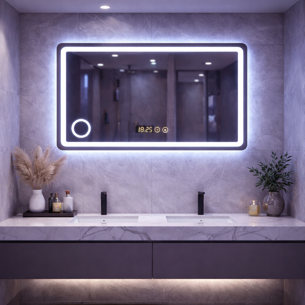 SimpluAcasa™ Oglinda LED premium — Confort Practic Pentru Casa Ta