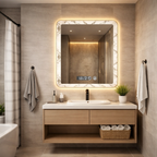SimpluAcasa™ Oglinda LED 80x60 cm — Confort Practic Pentru Casa Ta