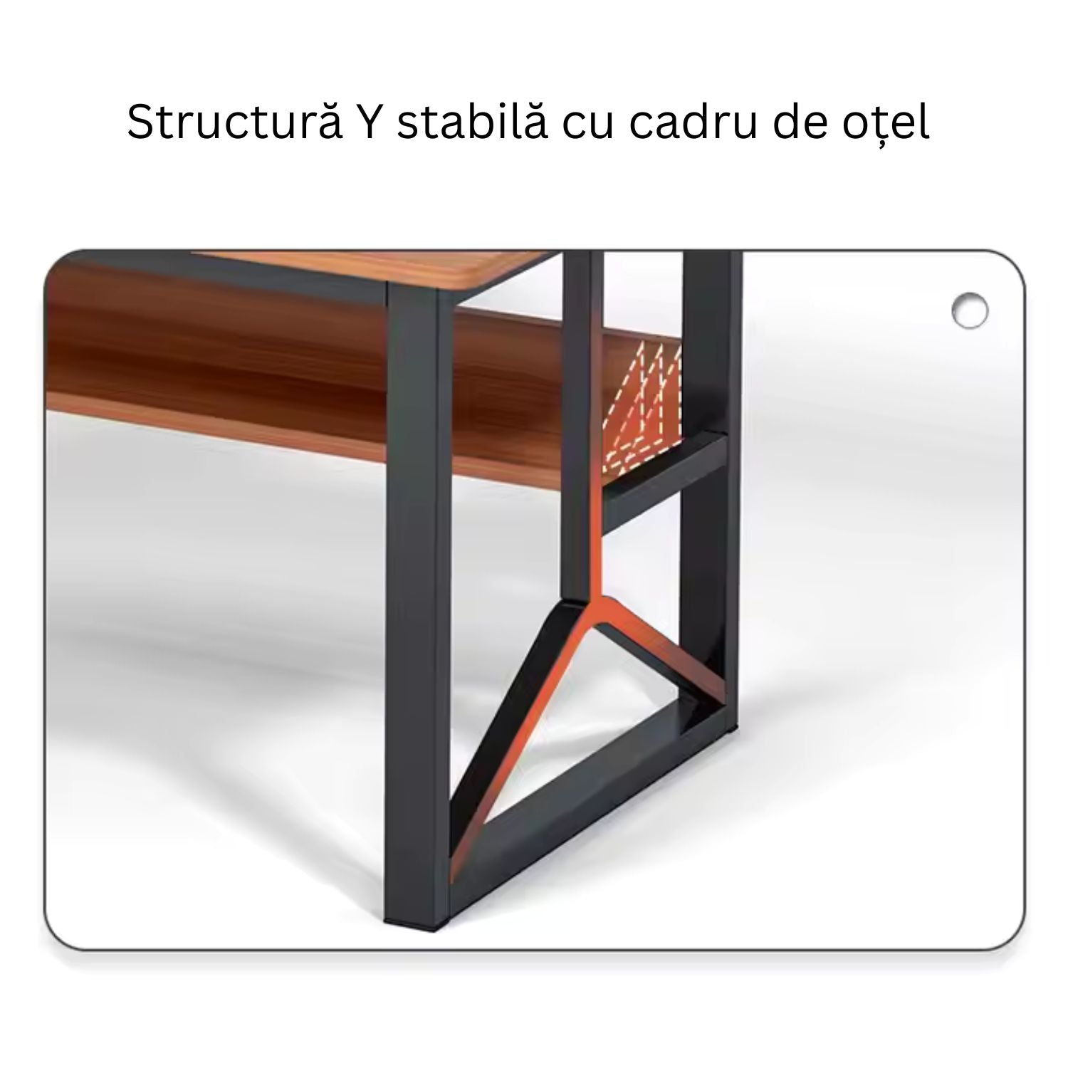 SimpluAcasa™ RESIGILAT - Birou cu rafturi integrate pentru laptop sau calculator — Confort Practic Pentru Casa Ta