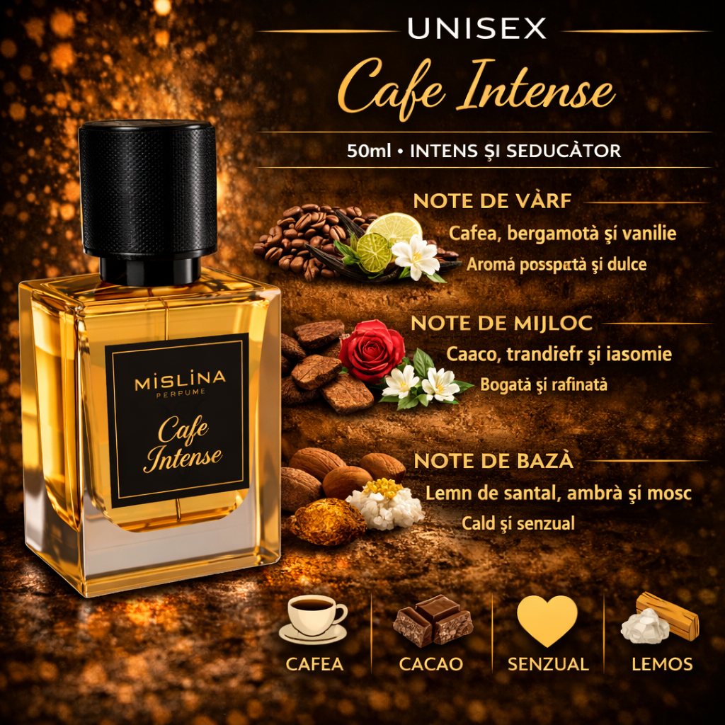 Parfum Mislina Unisex Coffe Intense 50ml, inspirat din Montale Intense Cafe, M079 Imagine secundară a produsului