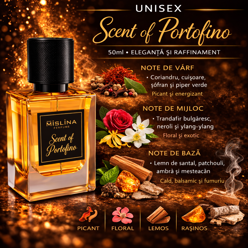 Parfum Mislina Unisex Scent of Portofino 50ml, inspirat din Casamorati 1888, M073 Imagine secundară a produsului