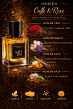 Parfum Mislina Unisex Caffe & Rosa 50ml, inspirat din Tom Ford Caffe & Rosa, M108