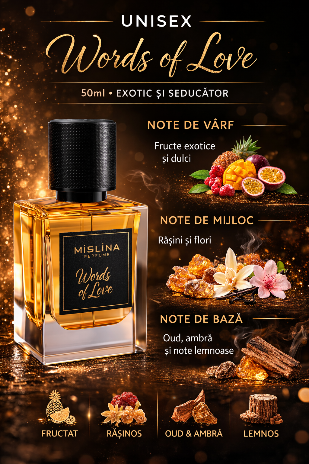 Parfum Mislina Unisex Words of Love 50ml, inspirat din More than Words, M072 Imagine secundară a produsului
