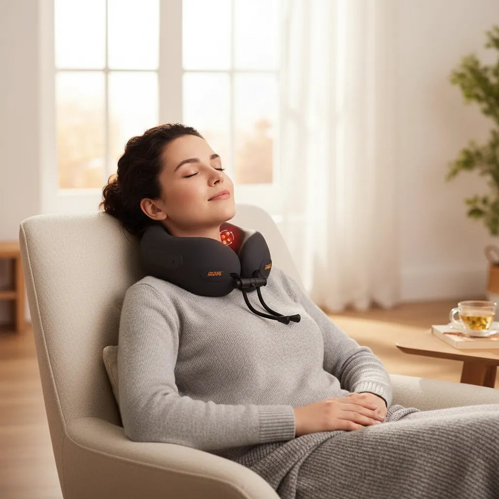 SimpluAcasa™ Perna masaj cervical inteligenta MDHL MD-9838 — Confort Personal Zi de Zi