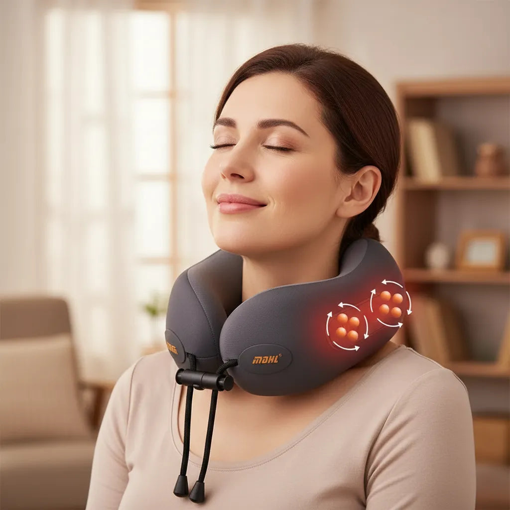 SimpluAcasa™ Perna masaj cervical inteligenta MDHL MD-9838 — Confort Personal Zi de Zi
