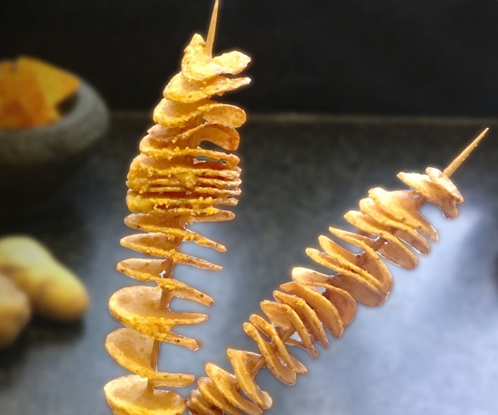 SimpluAcasa™ RESIGILAT - Dispozitiv pentru taiat cartofi in spirala Spiral Potato — Mai Mult Confort în Bucătărie Imagine secundară a produsului