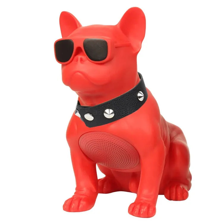 Boxa Portabila Bulldog Negru/Rosu Cu Bluetooth, Cititor USB, Card, Radio si microfon 20 X 20 x 14 cm Imagine principală a produsului