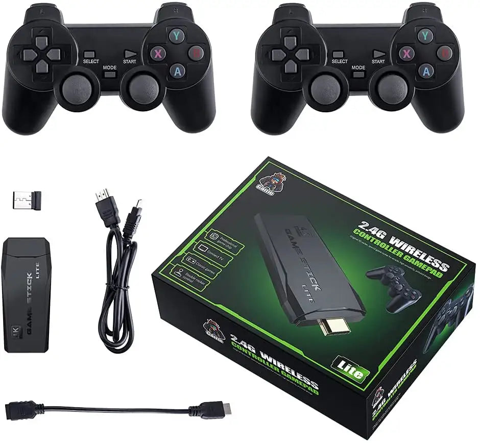 Consola mini jocuri retro M8 Full HD, 2 controllere wireless 2.4G, HDMI Imagine principală a produsului