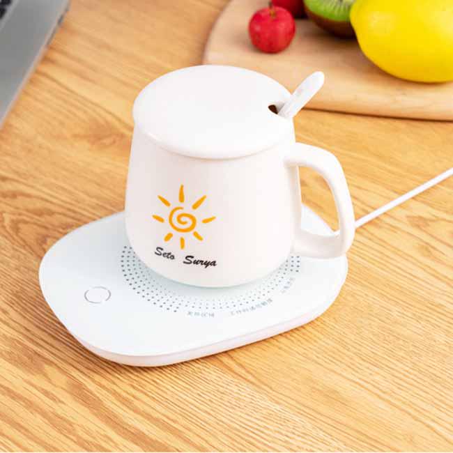 Incalzitor Electric Inteligent pentru ceai, cafea, control tactil, alimentare priza, Imagine principală a produsului