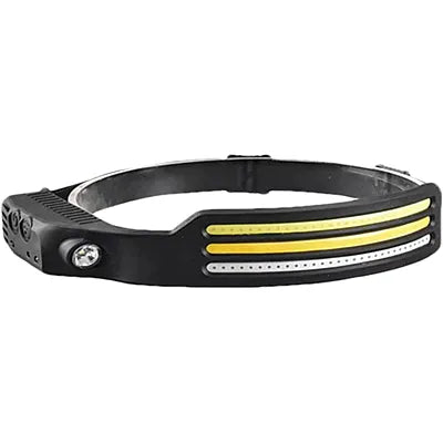 Lanterna cap LED, 1200 lumeni, Senzor de miscare, 5 Moduri lumina, Negru Imagine principală a produsului