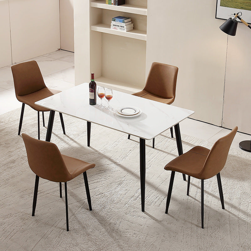 SimpluAcasa™ RESIGILAT - Masă de dining moderna din piatra sinterizata — Confort Practic Pentru Casa Ta