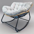SimpluAcasa™ Fotoliu Balansoar Rocking Chair — Confort Practic Pentru Casa Ta