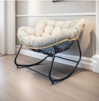 SimpluAcasa™ Fotoliu Balansoar Rocking Chair — Confort Practic Pentru Casa Ta
