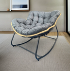 SimpluAcasa™ Fotoliu Balansoar Rocking Chair — Confort Practic Pentru Casa Ta