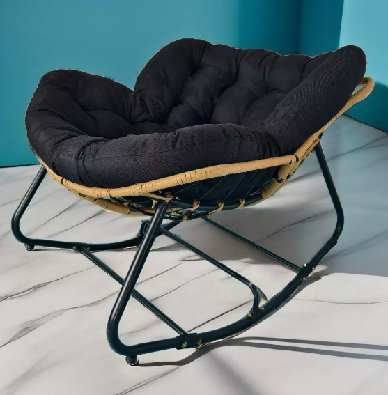 SimpluAcasa™ Fotoliu Balansoar Rocking Chair — Confort Practic Pentru Casa Ta