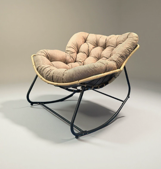 SimpluAcasa™ Fotoliu Balansoar Rocking Chair — Confort Practic Pentru Casa Ta