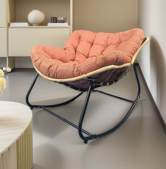 SimpluAcasa™ Fotoliu Balansoar Rocking Chair — Confort Practic Pentru Casa Ta