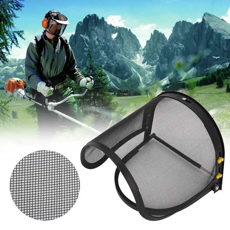 Casca protectie motocoasa cu viziera de plasa Imagine principală a produsului