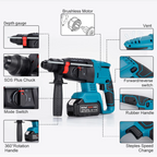 SimpluAcasa™ RESIGILAT - Bormasina cu percutie fara fir 1850W — Lucrări Mai Simple și Eficiente