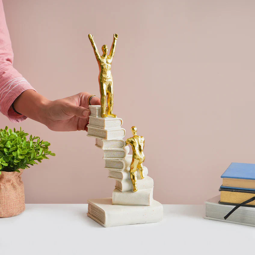 SimpluAcasa™ decorativa “Books ” – simbol al succesului prin cunoastere si — Confort Practic Pentru Casa Ta