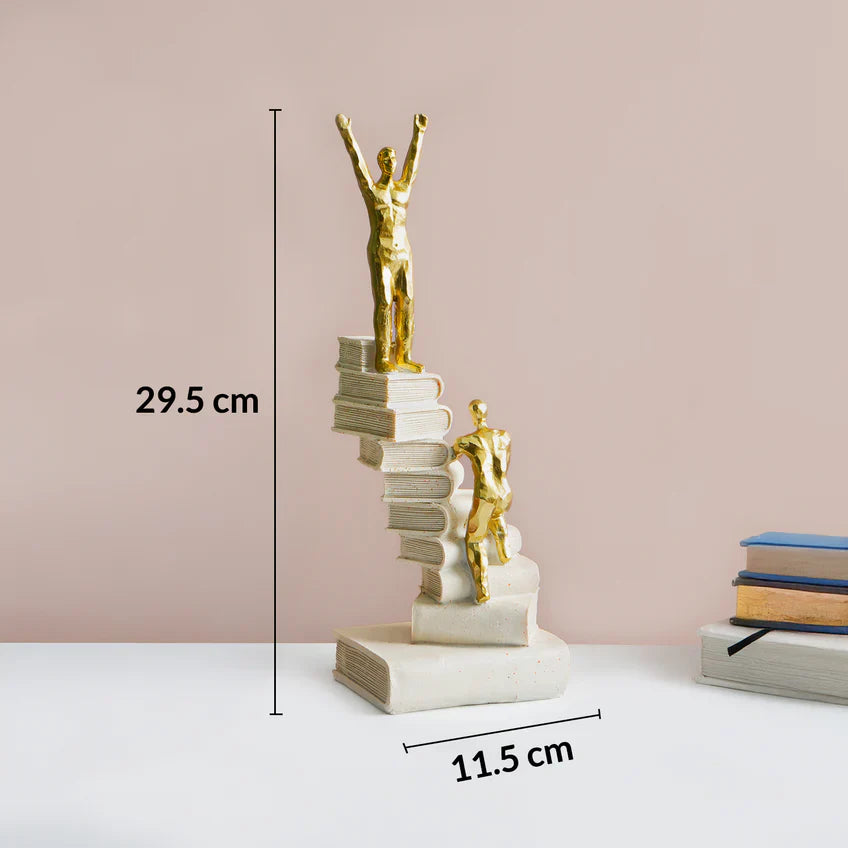 SimpluAcasa™ decorativa “Books ” – simbol al succesului prin cunoastere si — Confort Practic Pentru Casa Ta