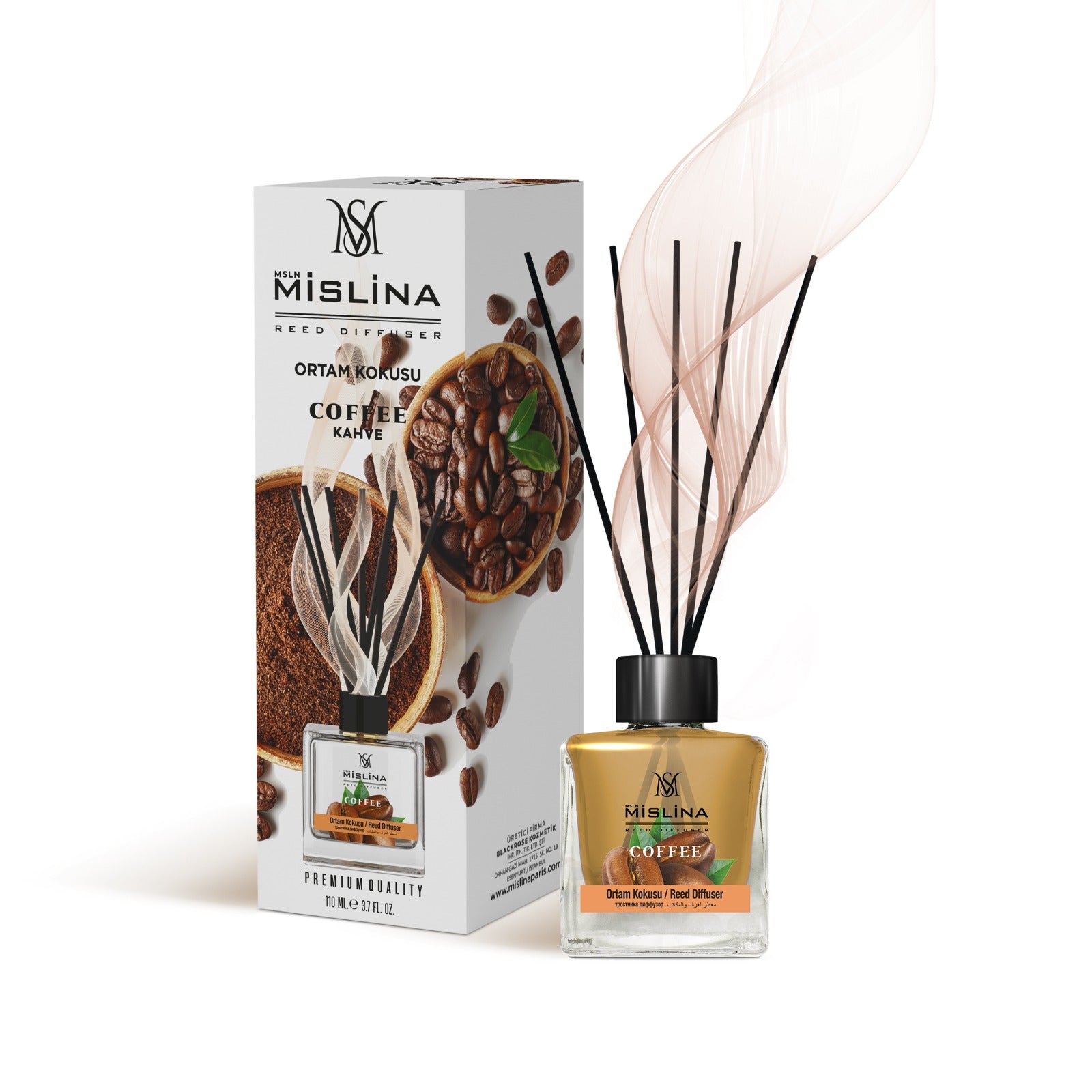 Odorizant de camera, Mislina, Coffe, 110 ml, M325 Imagine principală a produsului