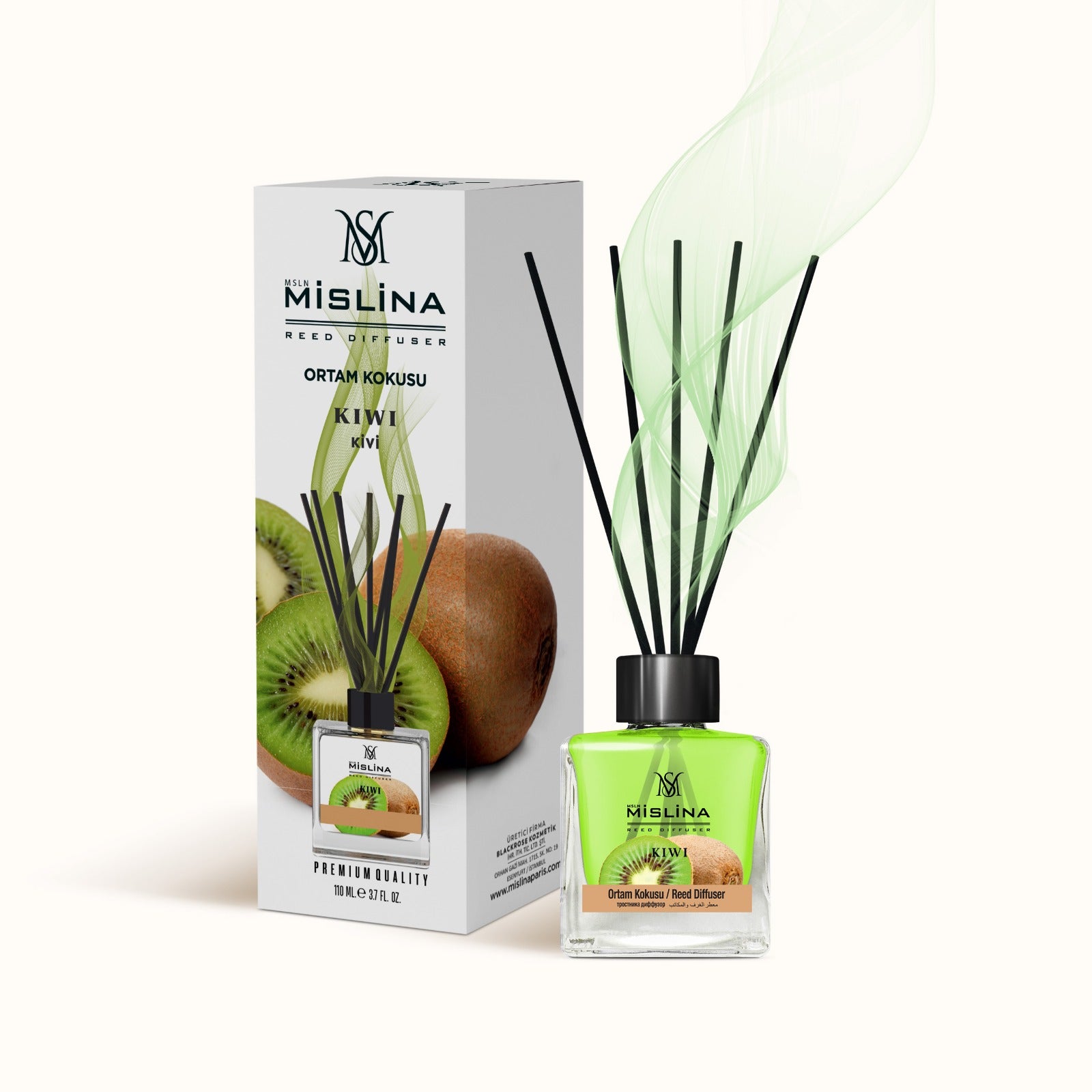 Odorizant de camera, Mislina, Kiwi, 110 ml, M332 Imagine principală a produsului