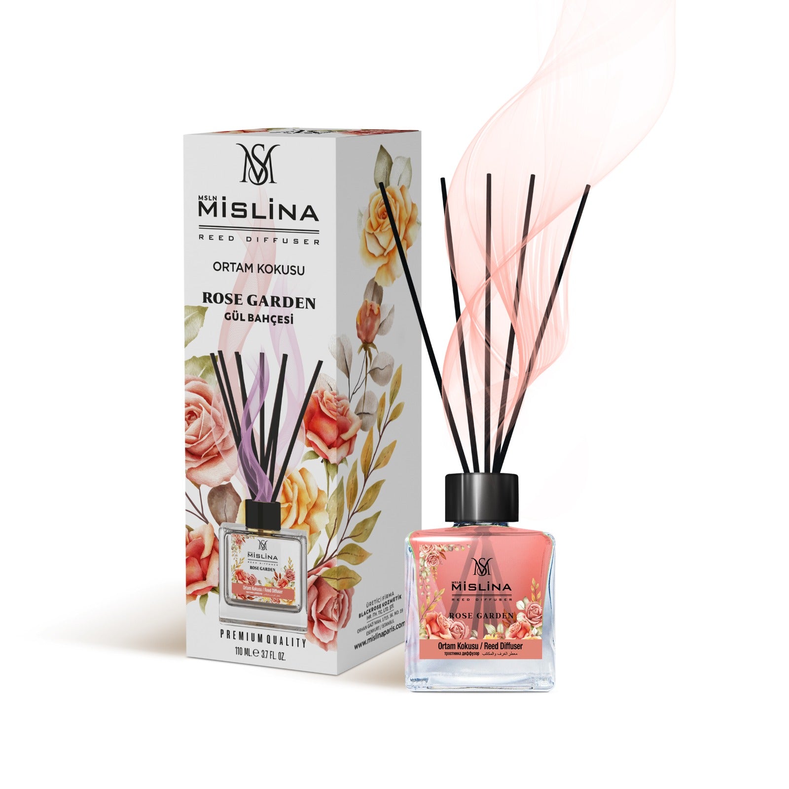 Odorizant de camera, Mislina, Rose Garden, 110 ml, M337 Imagine principală a produsului