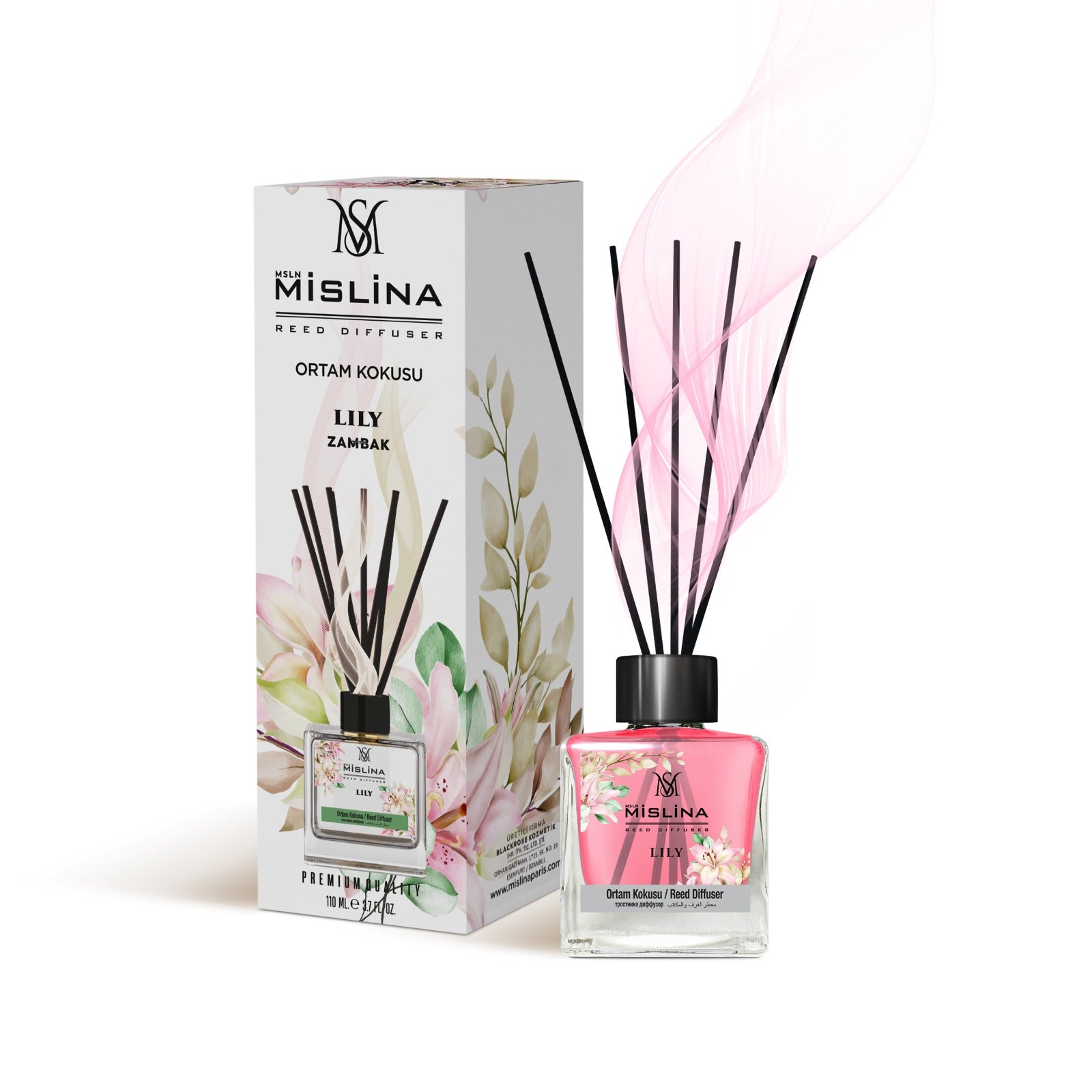 Odorizant de camera, Mislina, Lily, 110 ml, M340