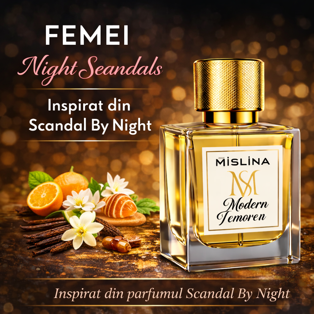 Parfum Mislina Damă Night Scandals 50ml – Inspirat din Scandal By Night, M031