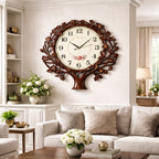 SimpluAcasa™ Ceas de perete decorativ  60x56 cm design elegant pentru living — Confort Practic Pentru Casa Ta