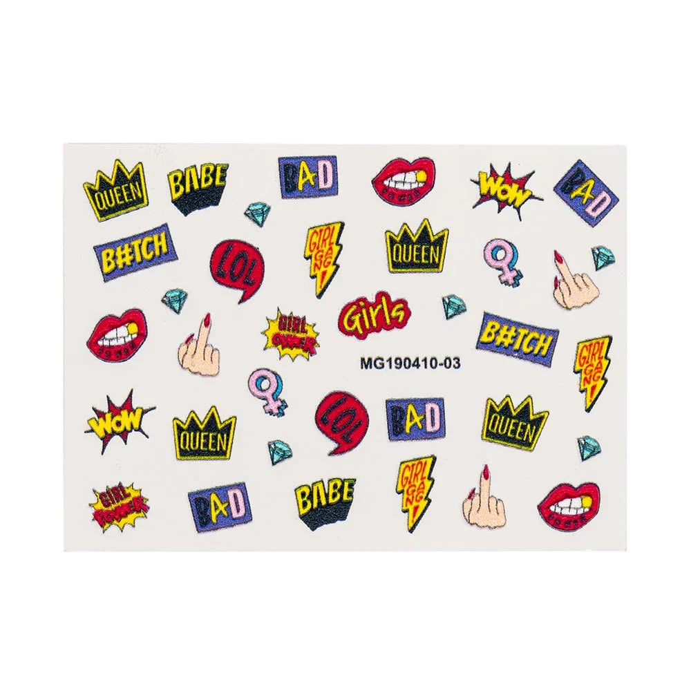 Abtibild Unghii, 5D, MG190410-03 Imagine principală a produsului