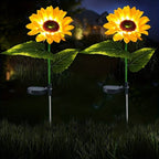 SimpluAcasa™ Set 2 Lampi solare LED de tip floarea soarelui pentru — Lucrări Mai Simple și Eficiente