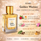 Parfum Mislina Damă Golden Woman 50ml – Inspirat din Lady Million, M006