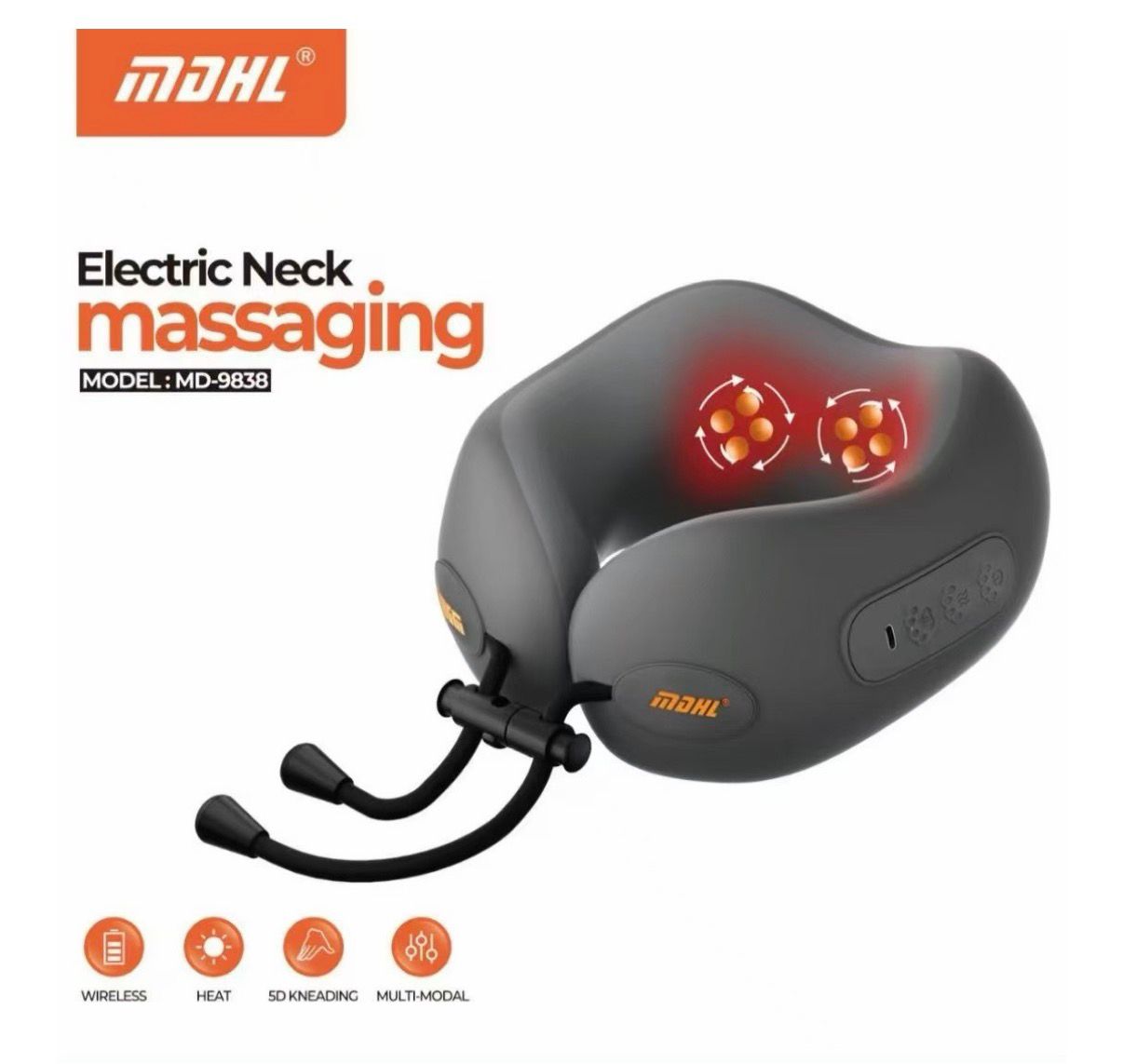 SimpluAcasa™ Perna masaj cervical inteligenta MDHL MD-9838 — Confort Personal Zi de Zi