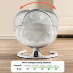 SimpluAcasa™ Leagan electric pentru bebelusi bluetooth si plasa anti-insecte — Util Pentru Familie și Copii