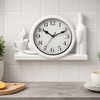 SimpluAcasa™ Ceas de perete clasic – design simplu si elegant – — Confort Practic Pentru Casa Ta