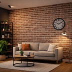 SimpluAcasa™ Tapet 3D in relief maro auto-adeziv pentru interior 70 x — Confort Practic Pentru Casa Ta