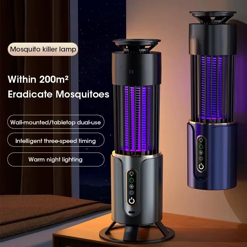 SimpluAcasa™ Lampa anti tantari UV cu zapper electric lumina ambientala pentru — Mai Mult Confort Oriunde