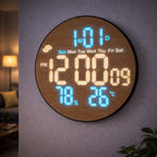 SimpluAcasa™ Ceas digital LED de perete 26 cm — Confort Practic Pentru Casa Ta
